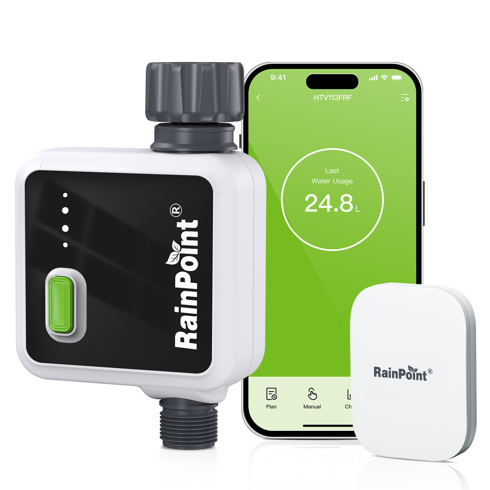 Wifi Water Timer Hose Faucet Smart - RAINPOINT مؤقت ري ذكي لاسلكي أحادي