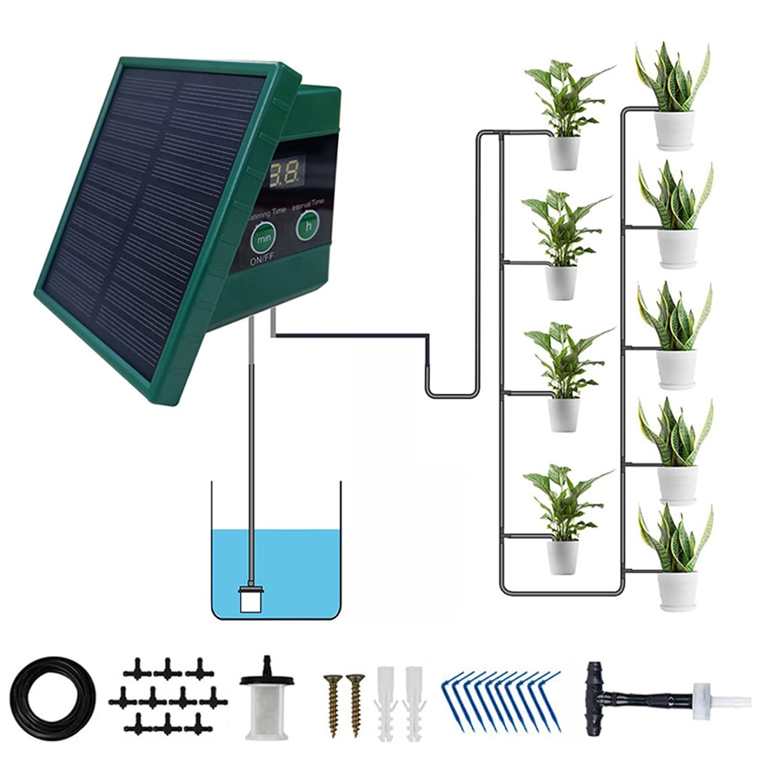 Rain Sensor For Irrigation Timer - نظام ري بالتنقيط أوتوماتيكي يعمل بالطاقة