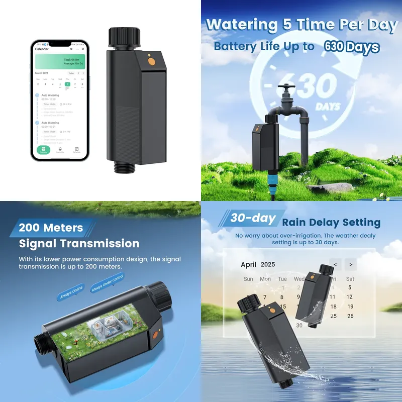 Wifi Water Timer Hose Faucet Smart - جهاز تحكم ذكي بالرشاشات والري بالتنقيط