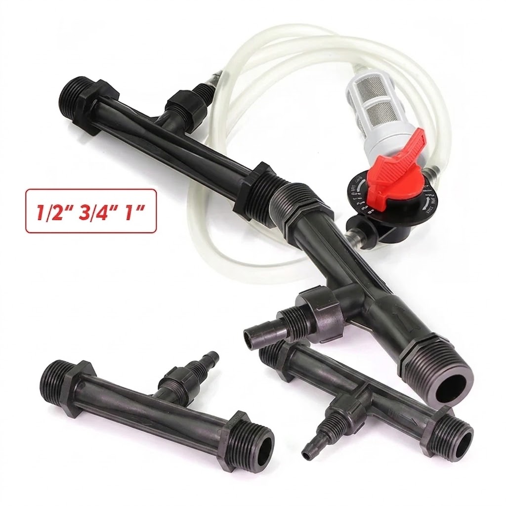 Fertilizer Injector Venturi 3/4 Inch - طقم حاقن سماد فنتوري للري الزراعي