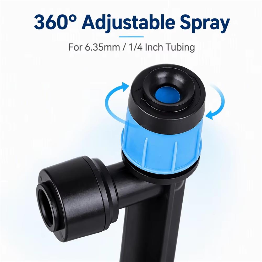 10/20 قطعة، موزع مياه قابل للت - مراجعة Drip Emitters Adjustable 360 Micro وسعره