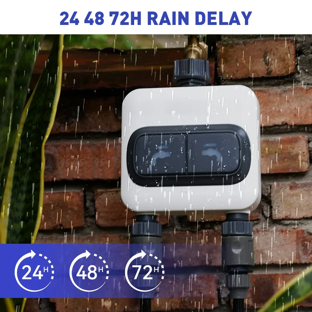 جهاز تحكم ري الحدائق الذكي RAI - مراجعة Wifi Water Timer Hose Faucet Smart وسعره