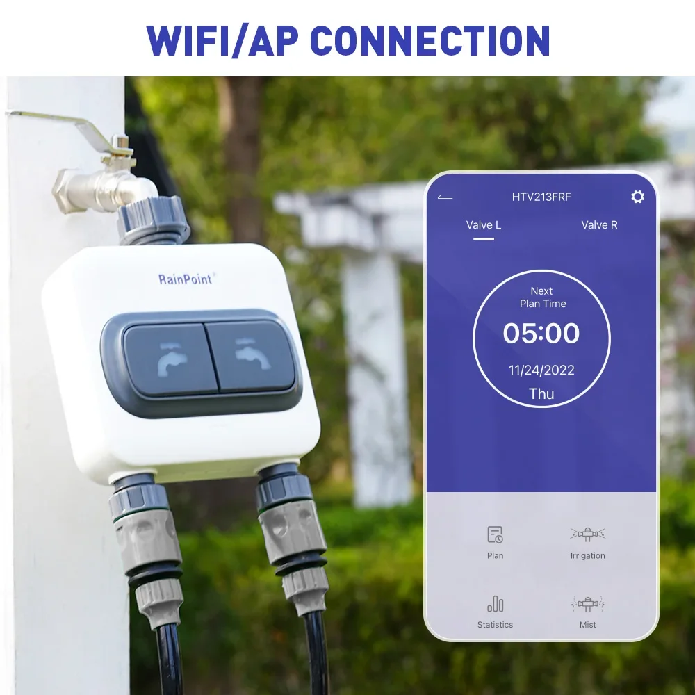 جهاز تحكم ري الحدائق الذكي RAI - مراجعة Wifi Water Timer Hose Faucet Smart وسعره