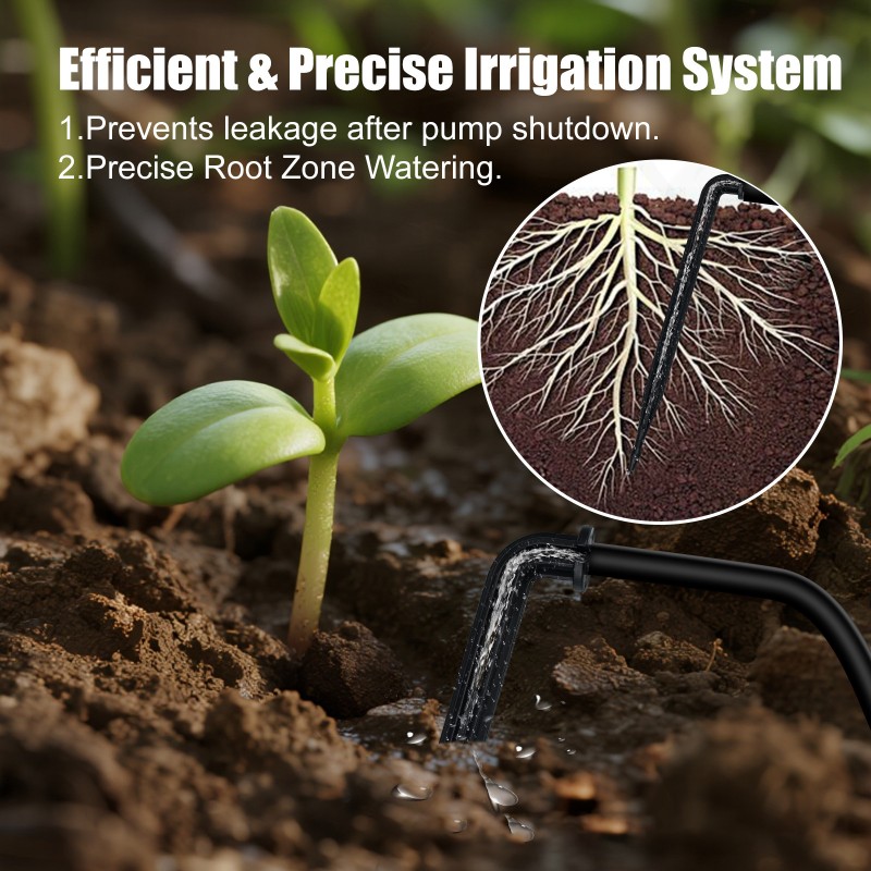 AS60-مجموعة الري بالتنقيط الأو - مراجعة Solar Drip Irrigation Kit Garden وسعره
