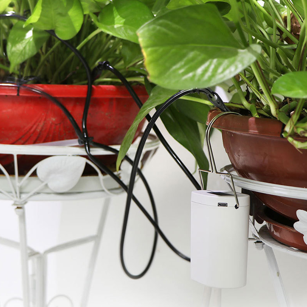 جهاز ري بالتنقيط منزلي مع 2/8/ - مراجعة Automatic Watering Pump Indoor Plants وسعره