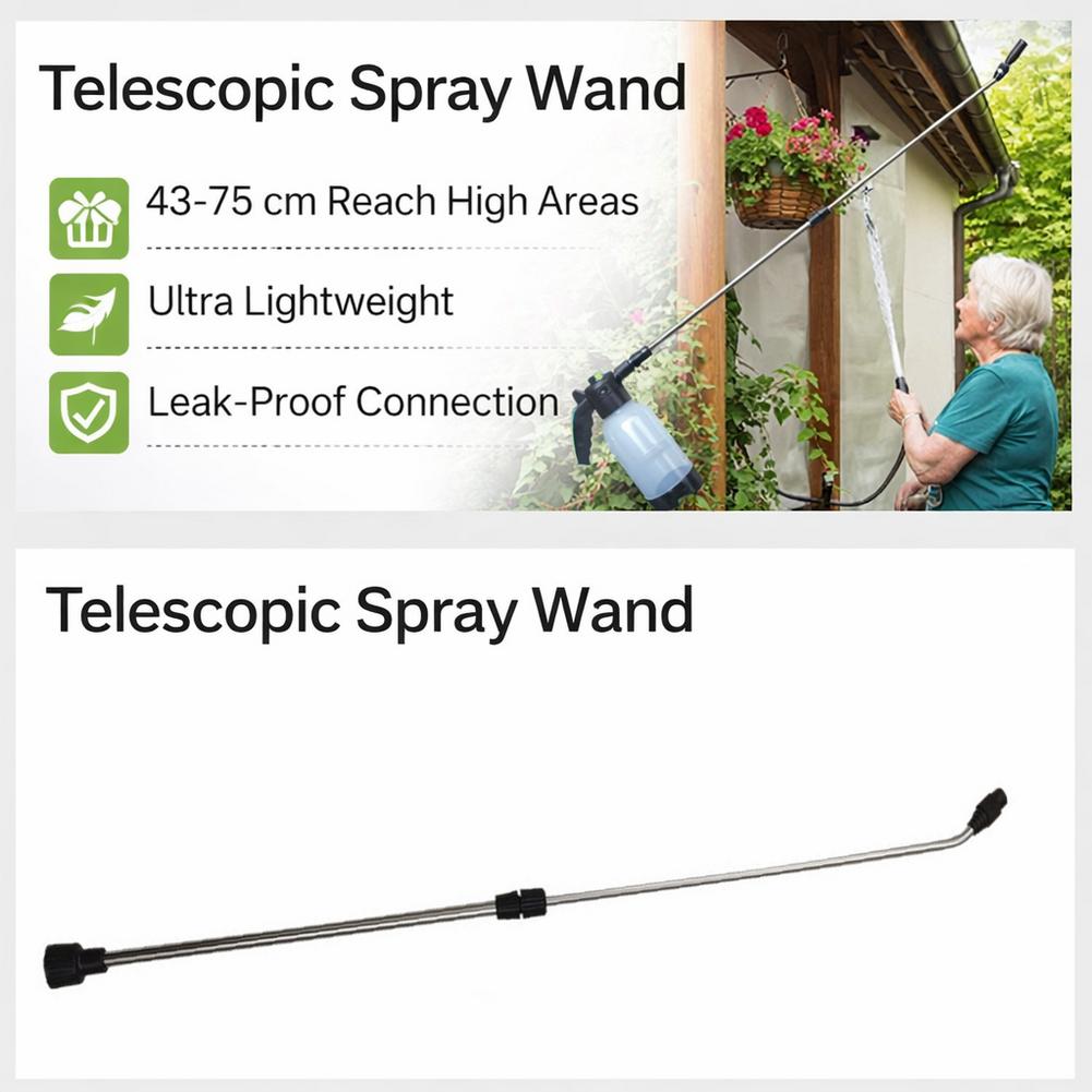 عصا رش البستنة البديلة من الفو - مراجعة Garden Watering Wand Aluminum Spray وسعره