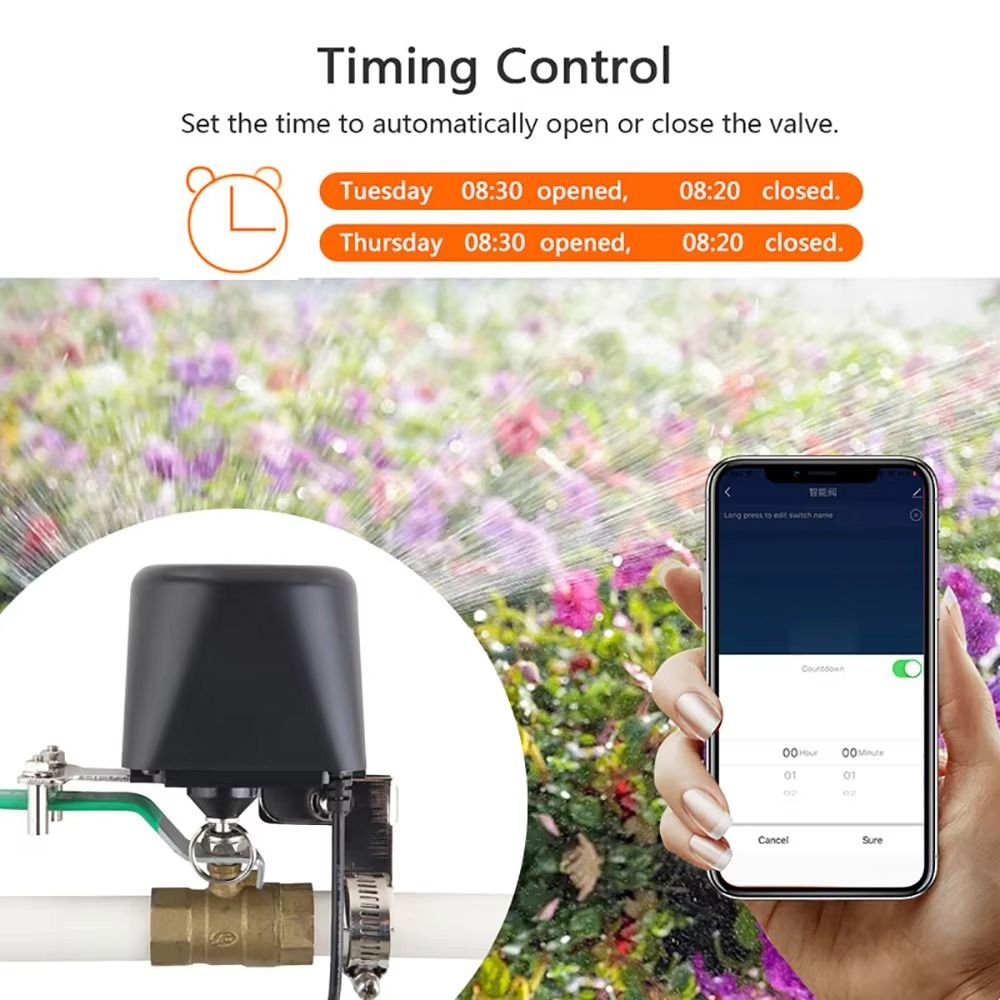 تويا زيجبي أو واي فاي صمام الم - مراجعة Tuya Zigbee Garden Irrigation Controller وسعره