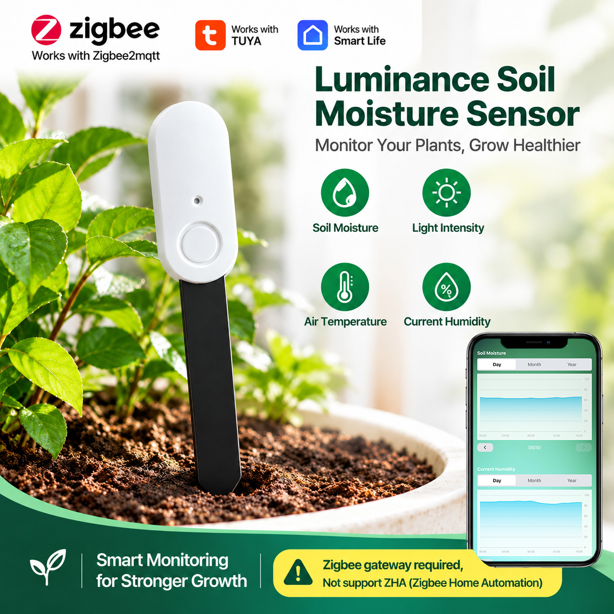 مستشعر رطوبة التربة بتقنية Zig - مراجعة Tuya Zigbee Garden Irrigation Controller وسعره