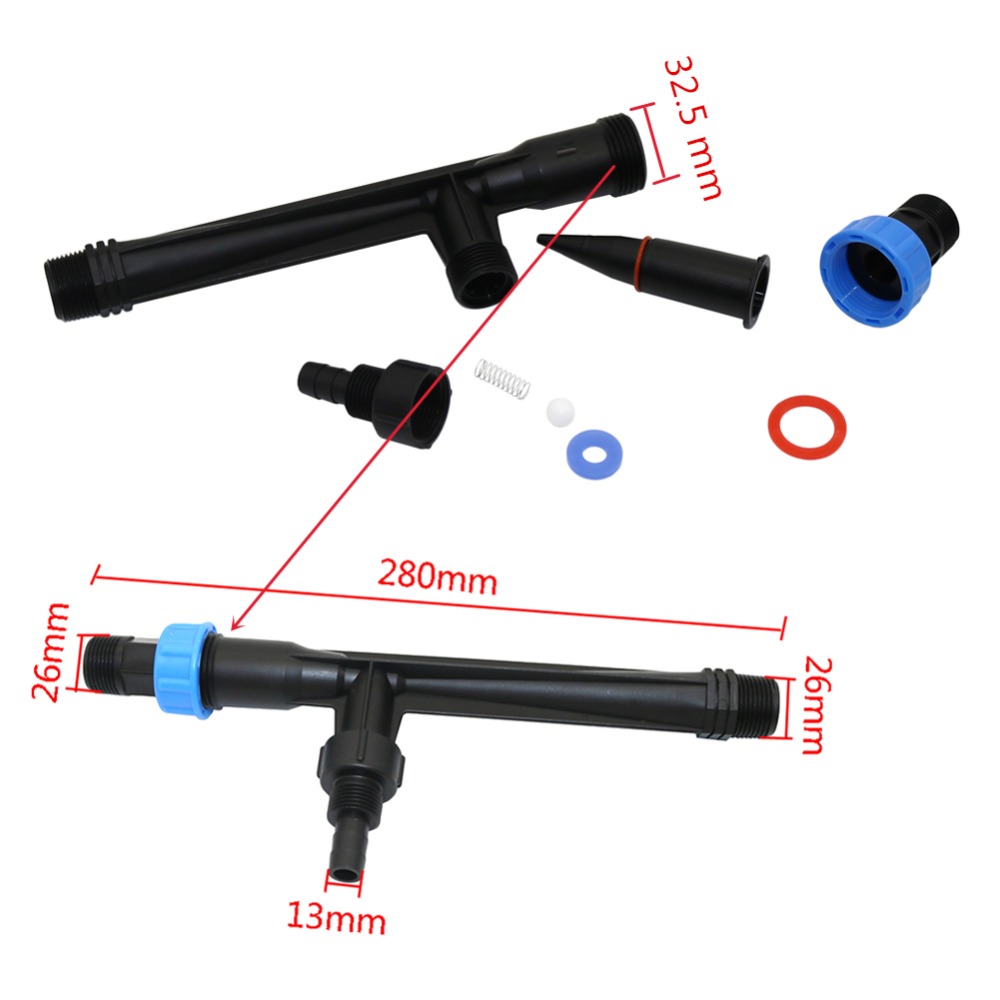 بخاخ الأسمدة حاقن كيت مع 3/4 ب - مراجعة Fertilizer Injector Venturi 3/4 Inch وسعره