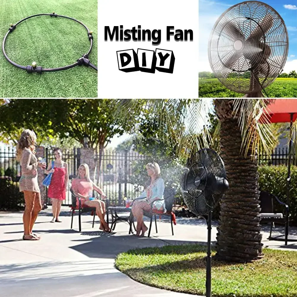 مجموعة نظام تبريد بالرذاذ للاس - مراجعة Mist Cooling System Outdoor Patio 15M وسعره
