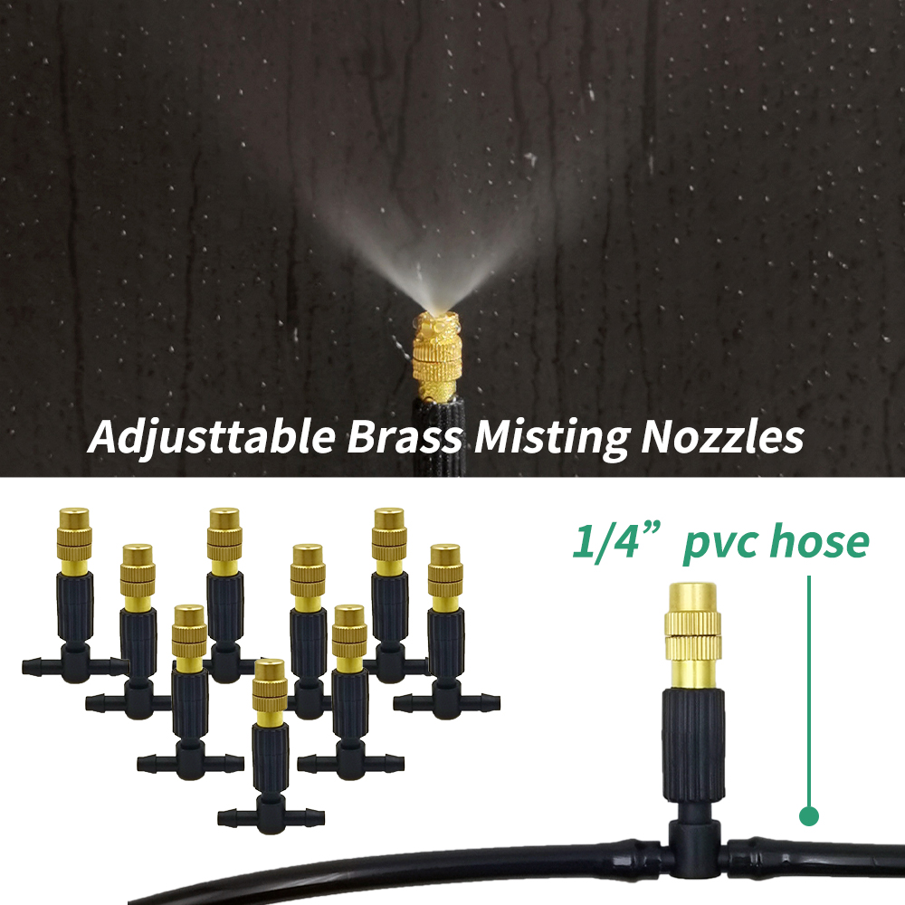 واحة 5 متر-30 متر حديقة الري ف - مراجعة Mist Cooling System Outdoor Patio 15M وسعره