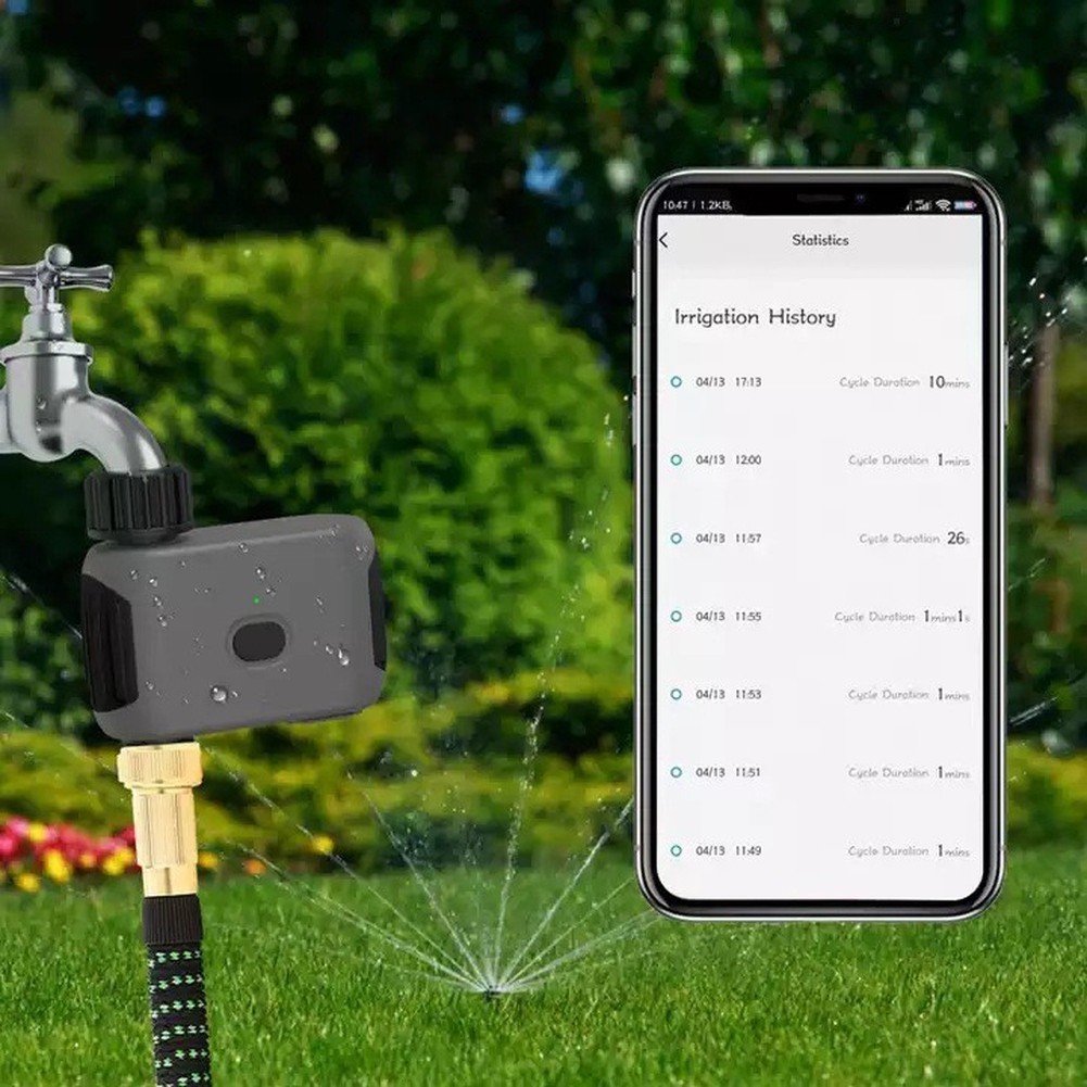 مؤقت رش أوتوماتيكي بالواي فاي  - مراجعة Wifi Water Timer Hose Faucet Smart وسعره