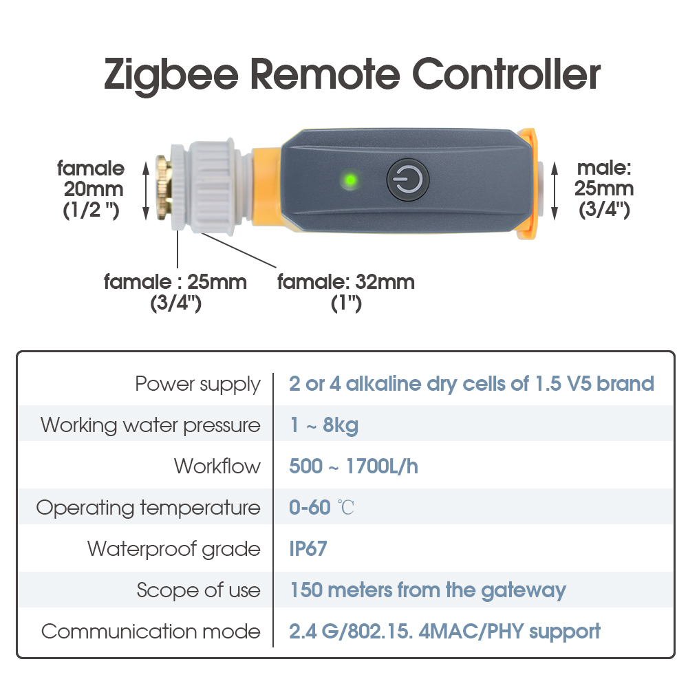 ZigBee WiFi Sprinkler Water Ti - مراجعة Tuya Zigbee Garden Irrigation Controller وسعره