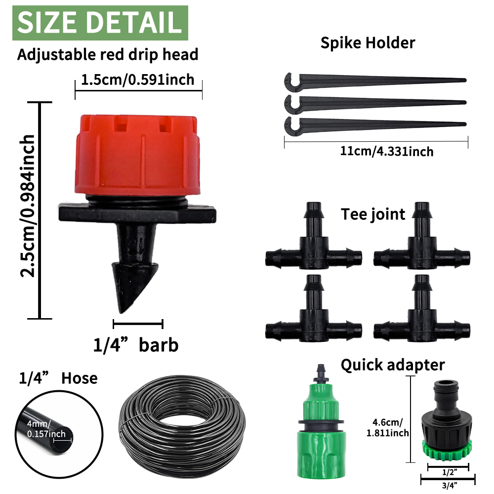 طقم ري بالتنقيط الأوتوماتيكي 1 - مراجعة Drip Irrigation System Automatic Kit وسعره
