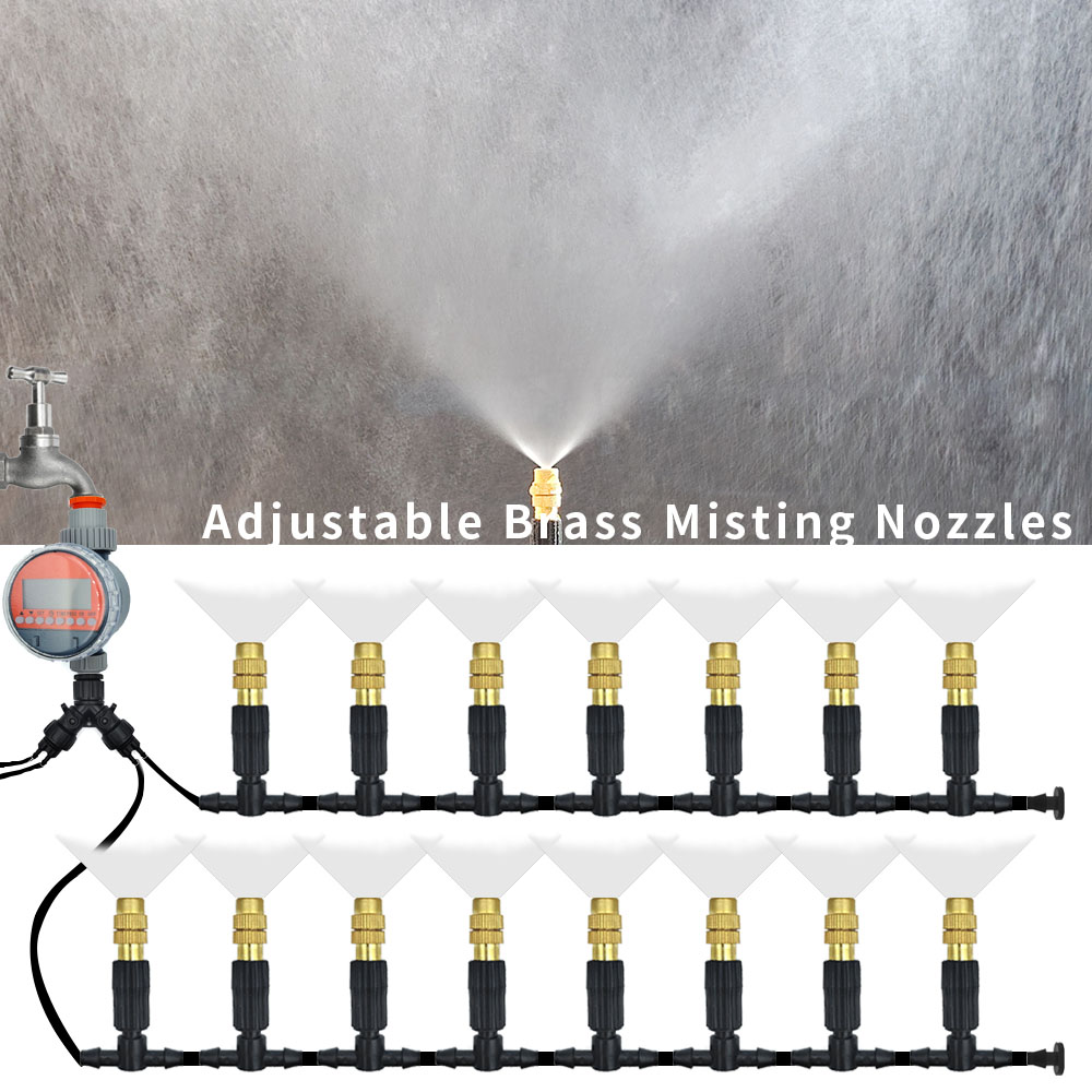 5 متر-30 متر في الهواء الطلق ا - مراجعة Mist Cooling System Outdoor Patio 15M وسعره