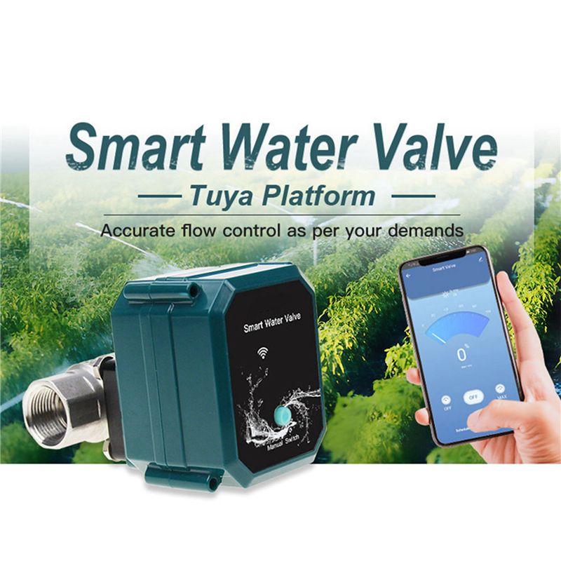 صمام مياه كهربائي ذكي A36T-2X  - مراجعة Tuya Zigbee Garden Irrigation Controller وسعره