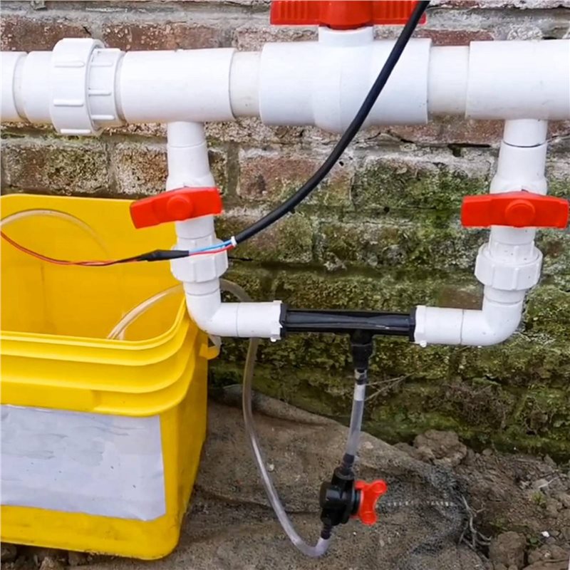 مجموعة حقن سماد نظام الري بتقن - مراجعة Fertilizer Injector Venturi 3/4 Inch وسعره