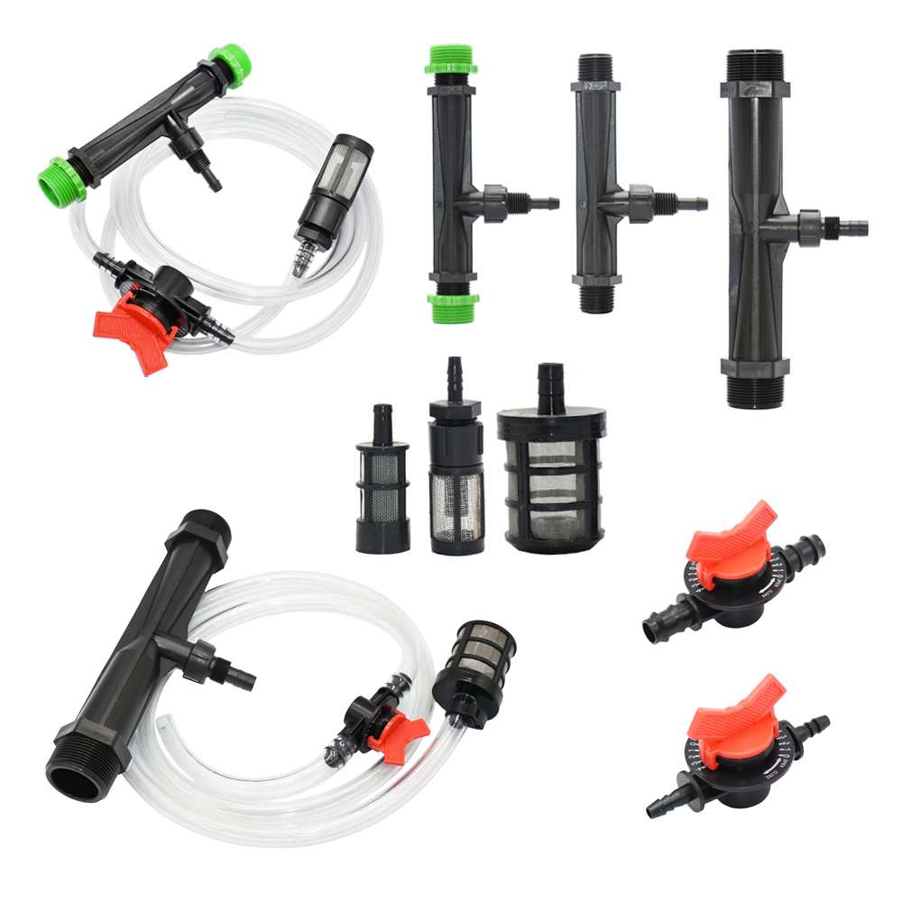نظام الأسمدة فنتوري 1/2 3/4 1  - مراجعة Fertilizer Injector Venturi 3/4 Inch وسعره