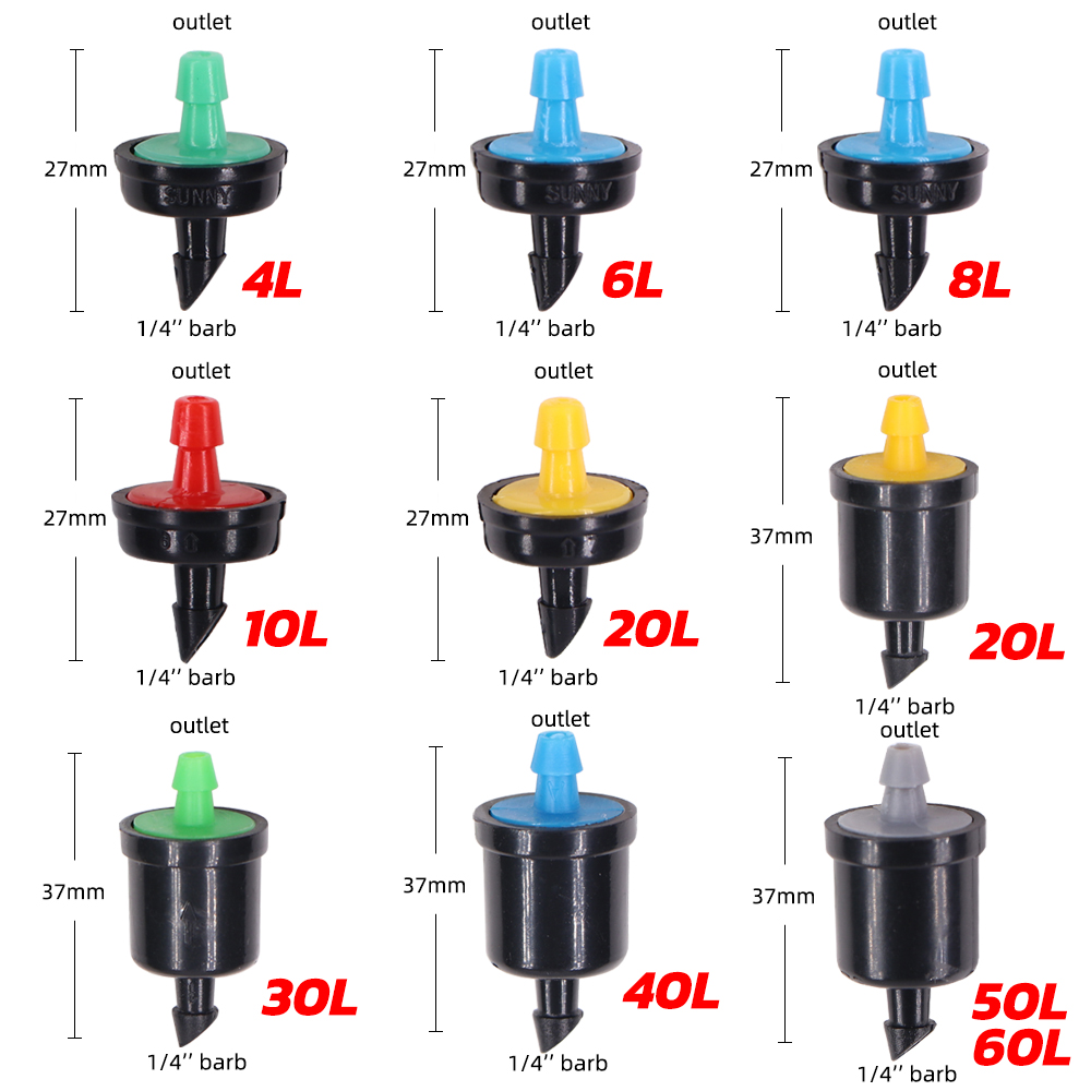 10-15 قطعة سقي الدفيئة مايكرو  - مراجعة Drip Emitters Adjustable 360 Micro وسعره