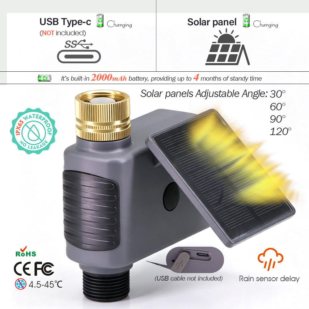 نظام ري بالتنقيط ذكي يعمل بالط - مراجعة Solar Drip Irrigation Kit Garden وسعره