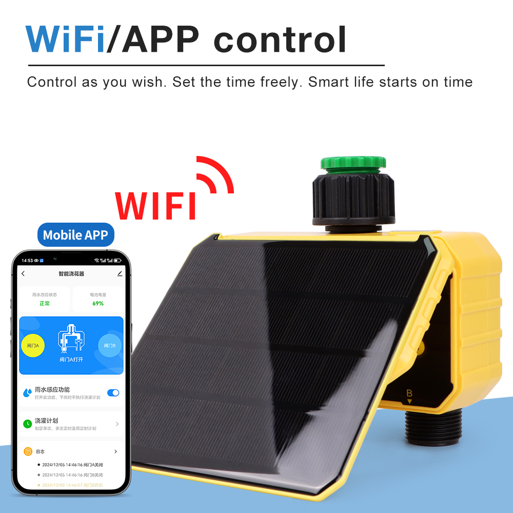 واي فاي الذكية حديقة المياه ال - مراجعة Rain Sensor For Irrigation Timer وسعره