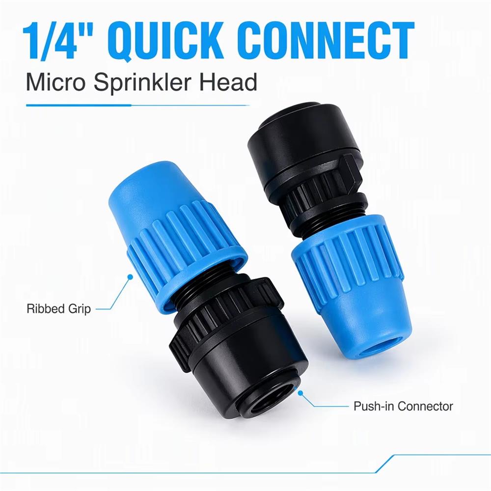 10 قطع، رأس رشاش صغير سريع الت - مراجعة Drip Emitters Adjustable 360 Micro وسعره