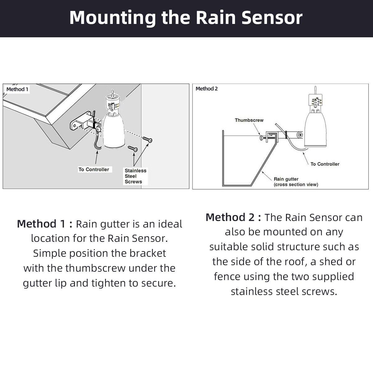 جهاز استشعار المطر الصغير يقطع - مراجعة Rain Sensor For Irrigation Timer وسعره