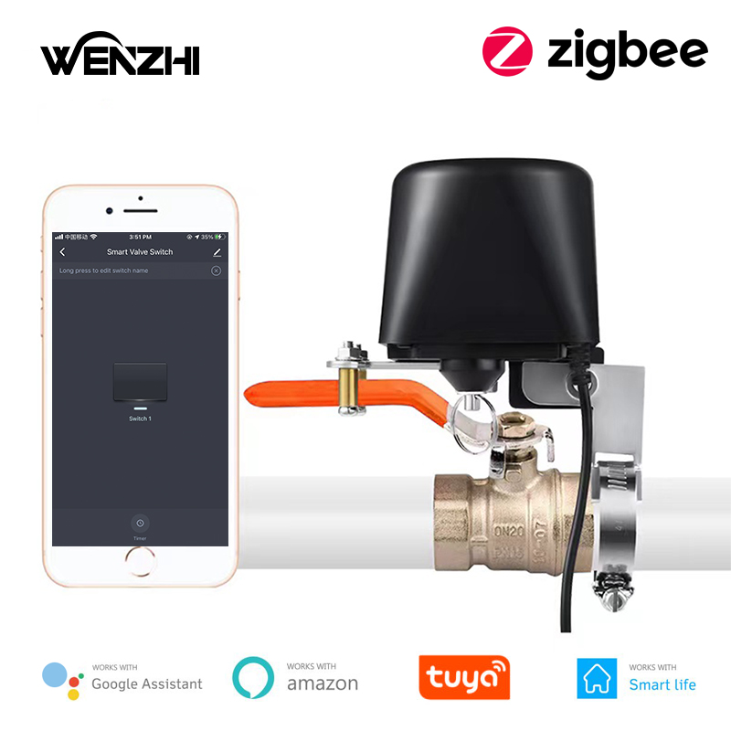 زيجبي صمام المياه/الغاز نظام ا - مراجعة Tuya Zigbee Garden Irrigation Controller وسعره