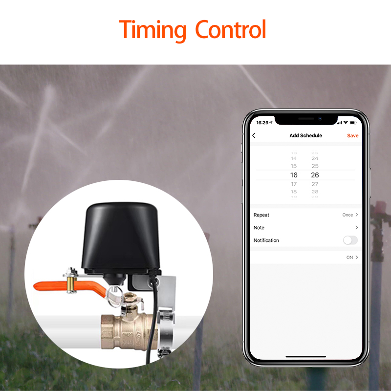 زيجبي صمام المياه/الغاز نظام ا - مراجعة Tuya Zigbee Garden Irrigation Controller وسعره