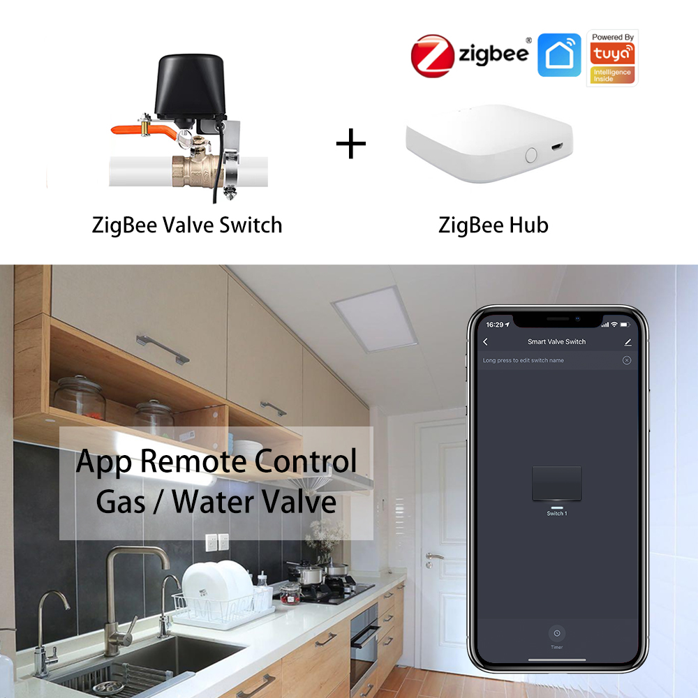 زيجبي صمام المياه/الغاز نظام ا - مراجعة Tuya Zigbee Garden Irrigation Controller وسعره