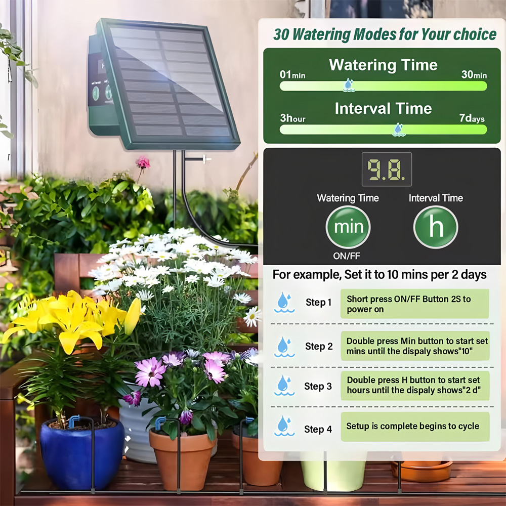 نظام ري بالتنقيط أوتوماتيكي يع - مراجعة Rain Sensor For Irrigation Timer وسعره