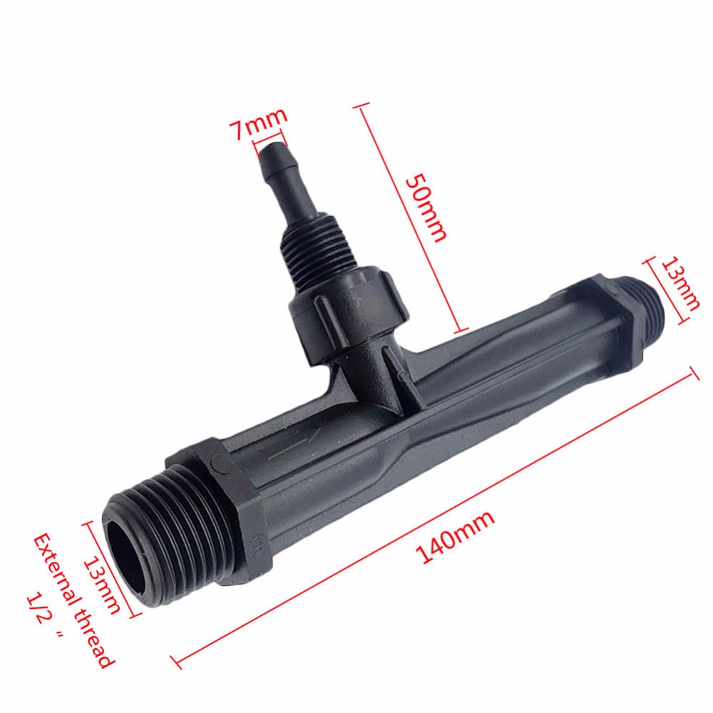 الزراعة فنتوري الأسمدة حاقن عد - مراجعة Fertilizer Injector Venturi 3/4 Inch وسعره