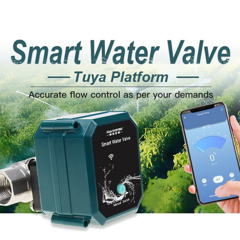 جهاز تحكم ذكي بصمام المياه بتق - مراجعة Tuya Zigbee Garden Irrigation Controller وسعره