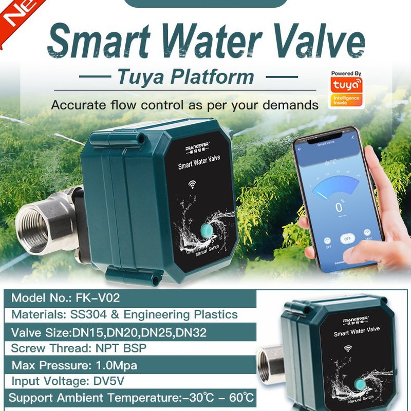 جهاز تحكم ذكي بصمام المياه بتق - مراجعة Tuya Zigbee Garden Irrigation Controller وسعره