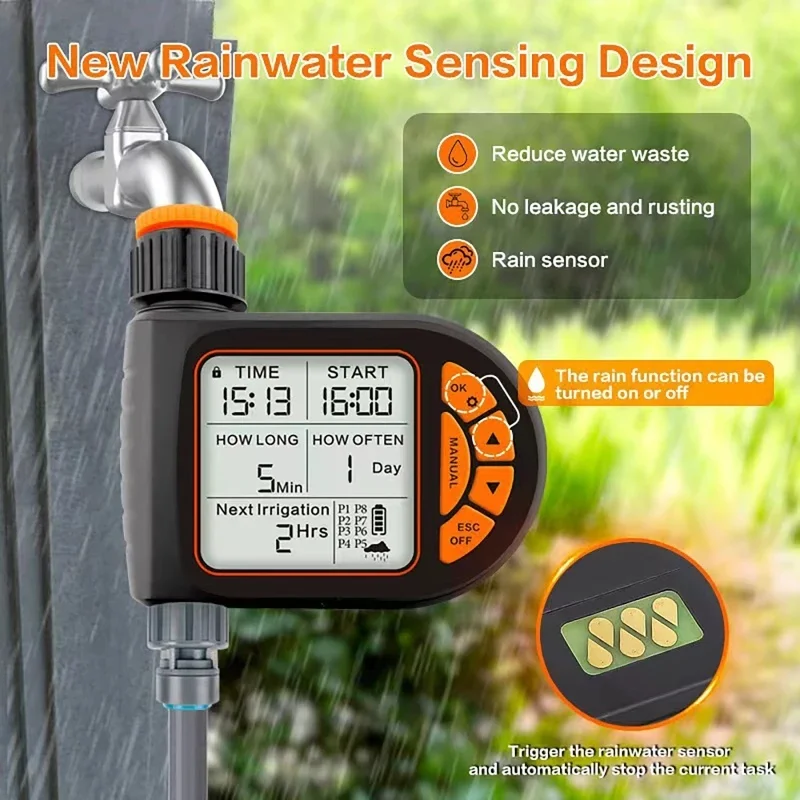 جهاز ري ذكي للحدائق مقاوم للما - مراجعة Rain Sensor For Irrigation Timer وسعره