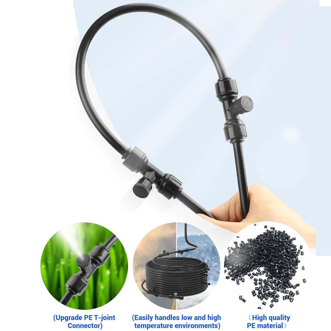 نظام التغشية في الفناء للتبريد - مراجعة Mist Cooling System Outdoor Patio 15M وسعره