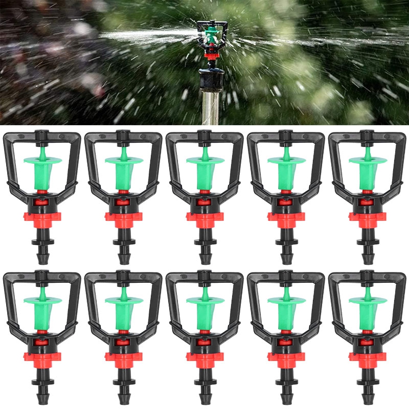 رشاشات ري بالتنقيط، رشاشات قاب - مراجعة Drip Emitters Adjustable 360 Micro وسعره