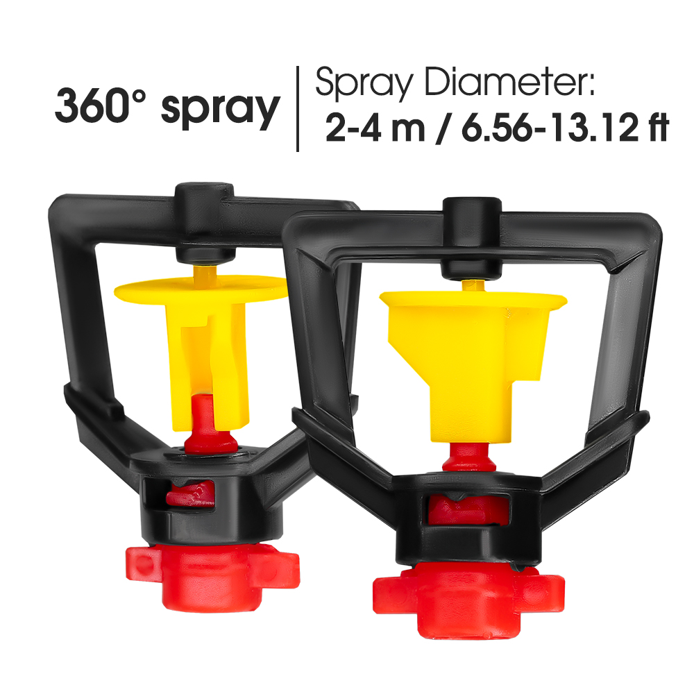 رشاش صغير دوار ° ، فوهة ري بال - مراجعة Drip Emitters Adjustable 360 Micro وسعره