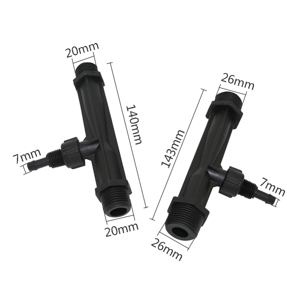 حاقن الأسمدة فنتوري للري مع خي - مراجعة Fertilizer Injector Venturi 3/4 Inch وسعره