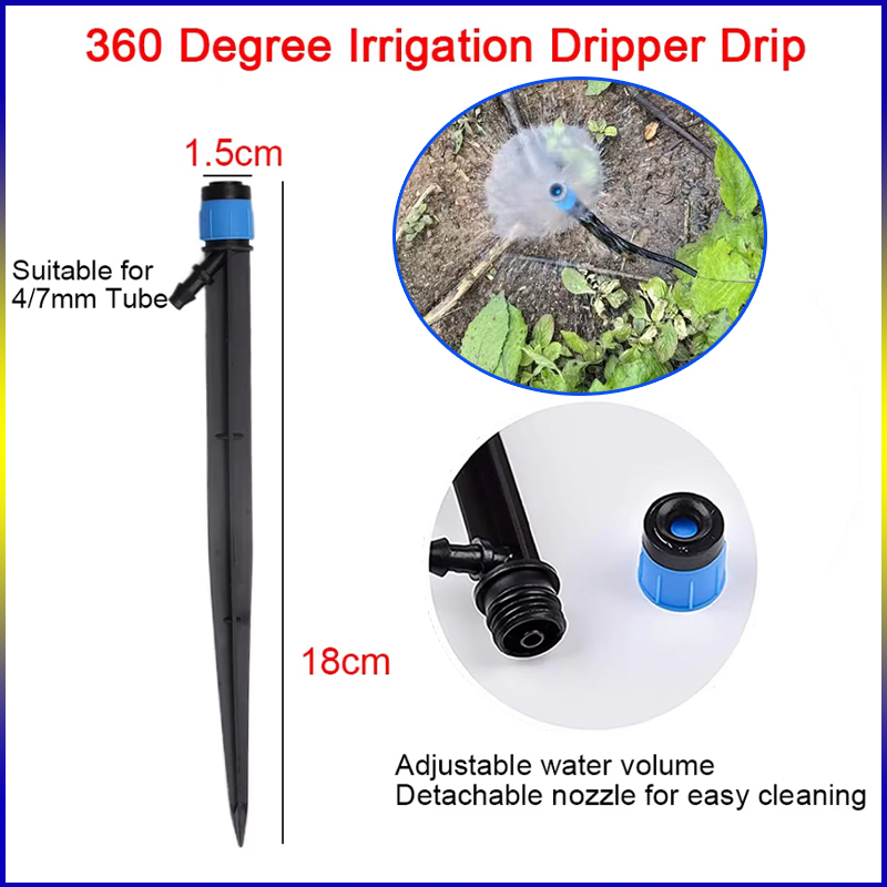 ZK 20/50 قطعة قابلة للتعديل 36 - مراجعة Drip Emitters Adjustable 360 Micro وسعره