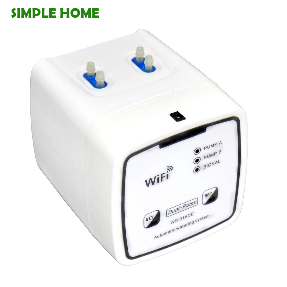 جهاز تحكم بالري عبر واي فاي، ن - مراجعة Automatic Watering Pump Indoor Plants وسعره