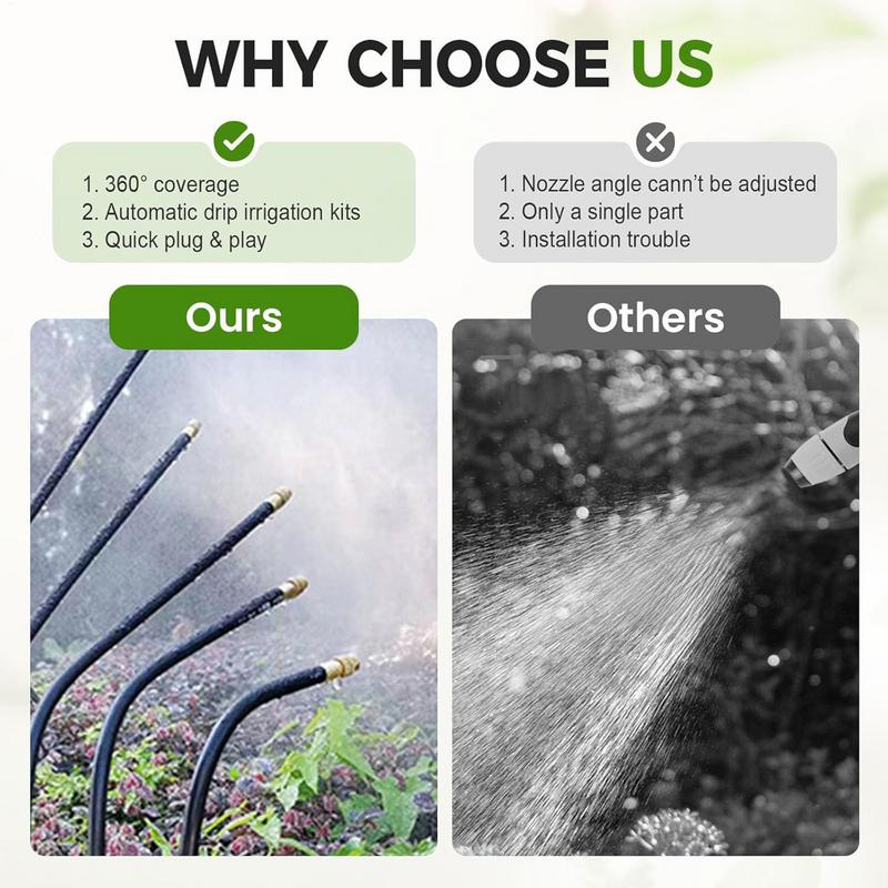 نظام الري بالتنقيط طقم ري الحد - مراجعة Drip Irrigation System Automatic Kit وسعره