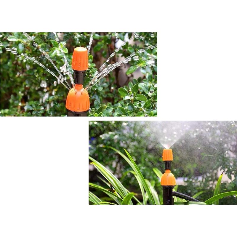 نظام ري بالتنقيط مع رشاشات ميك - مراجعة Drip Emitters Adjustable 360 Micro وسعره